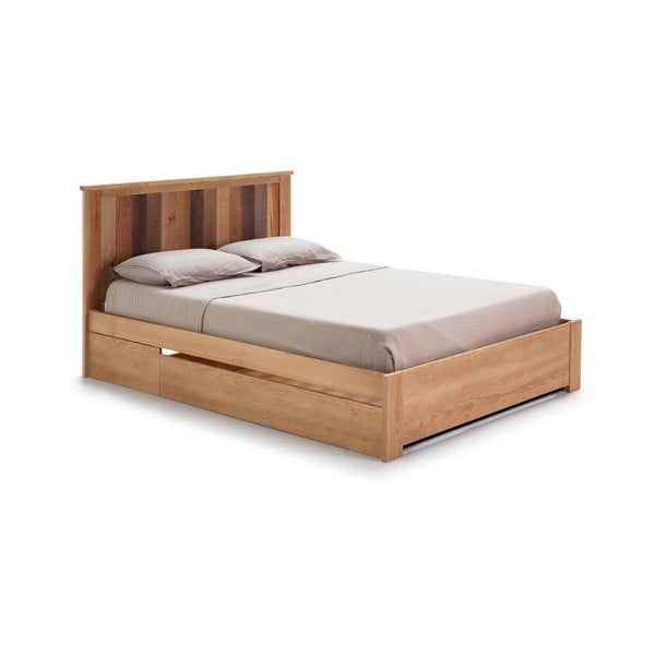 Zakonska postelja z letvenim dnom 140x190 cm Maude - Marckeric-image-4