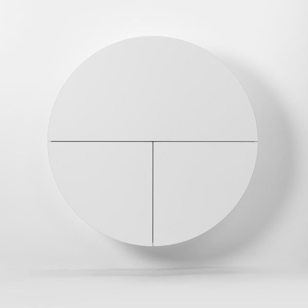 Bela večnamenska stenska miza EMKO Pill-image-4