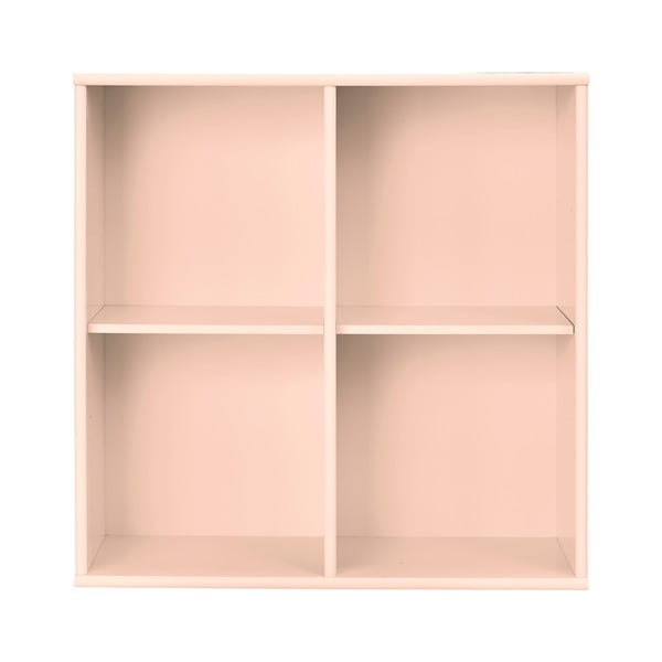 Svetlo rožnat stenski regal 70x70x27 cm Mistral – Hammel Furniture