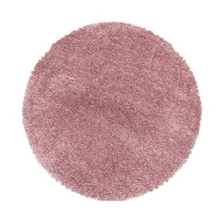 Rožnata okrogla preproga ø 160 cm Fluffy – Ayyildiz Carpets