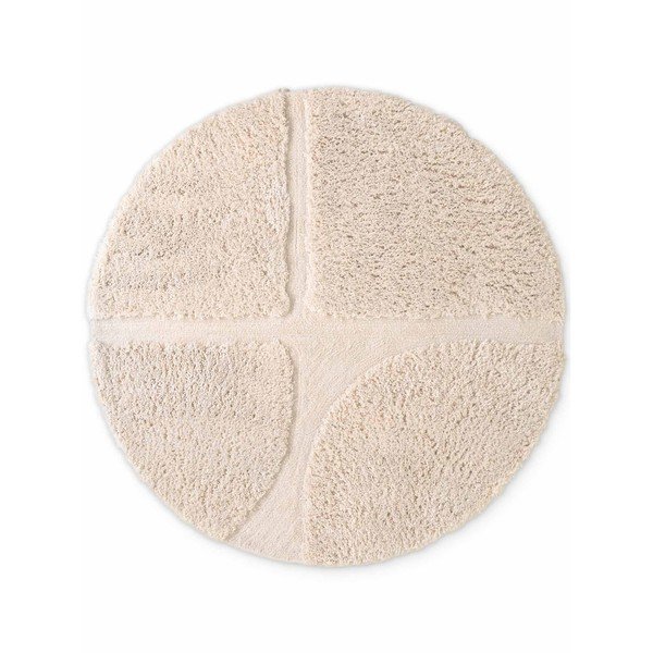 Kremno bela ročno tkana okrogla preproga ø 200 cm Lambeth Jasper – Ted Baker