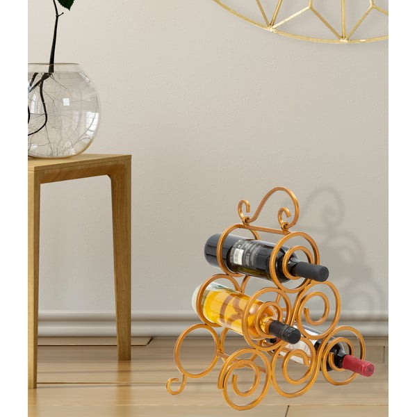 Stojalo za vino v zlati barvi Mauro Ferretti-image-1