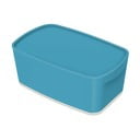 Modra prenosna škatla s pokrovom Leizt MyBox, 5 l