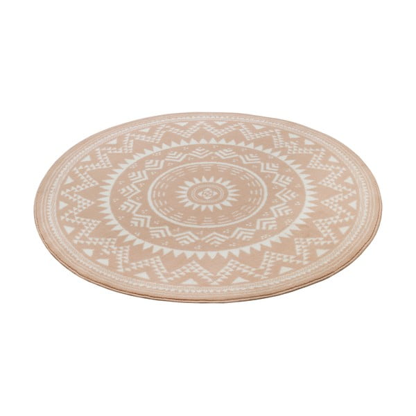 Bež okrogla preproga ø 140 cm Valencia - Hanse Home-image-2