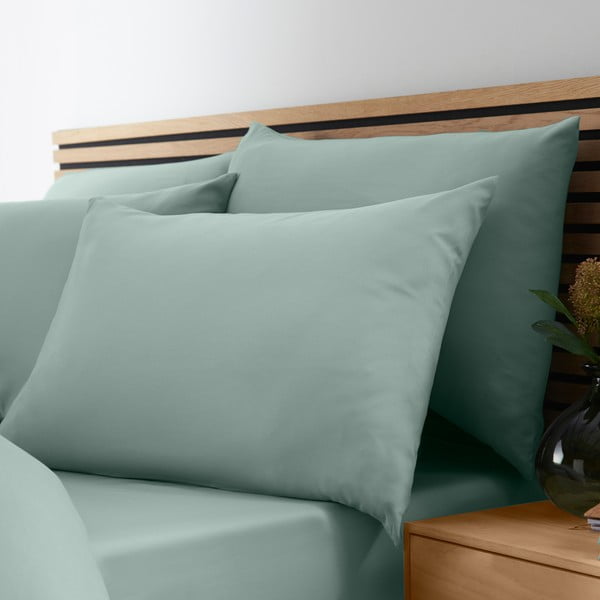 Zelena posteljnina za zakonsko posteljo iz mikrovlaken 200x200 cm So Soft Easy Iron – Catherine Lansfield-image-3