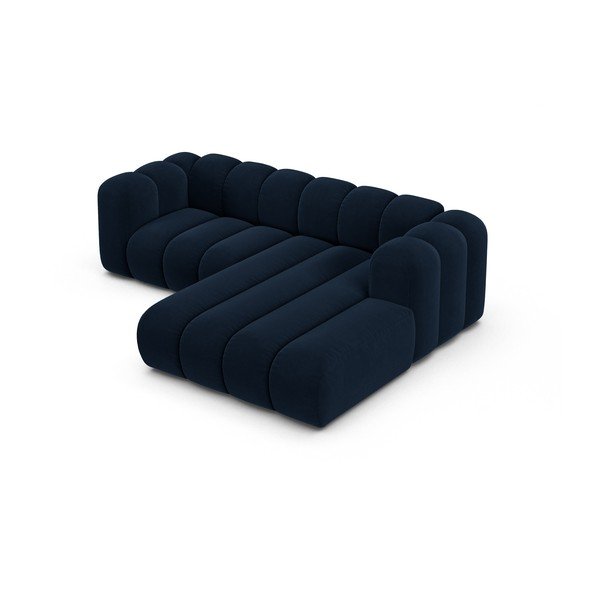 Temno modra kotna sedežna garnitura (desni kot) Lupine – Micadoni Home-image-2