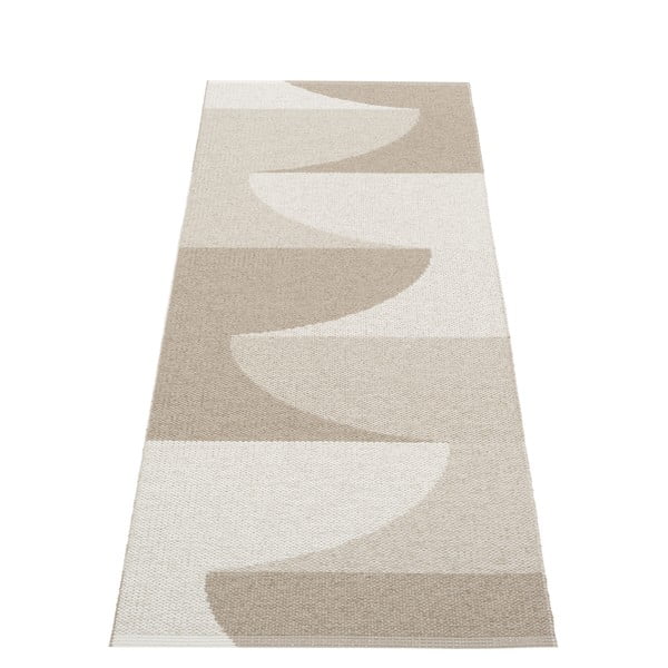 Bež zunanji in notranji tekač 70x180 cm Hill Dark Linen – Pappelina-image-2
