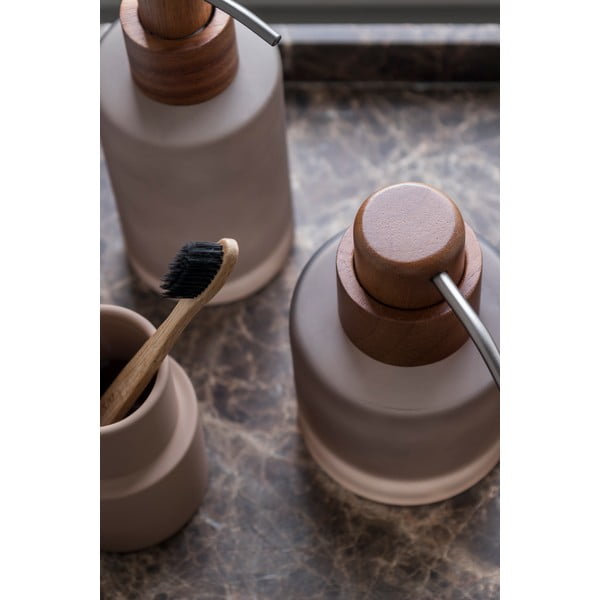 Rjav steklen dozirnik za milo 310 ml Modest – Mette Ditmer Denmark-image-1