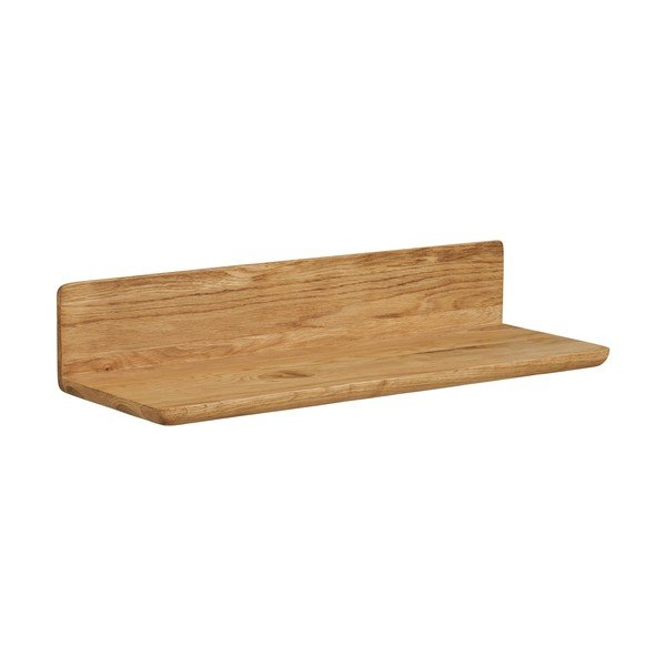 Polica iz masivnega hrasta v svetli naravni barvi 60 cm Salina – House Nordic