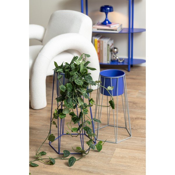 Modra kovinska namizna svetilka (višina 20 cm) Moda Retro – Leitmotiv-image-3