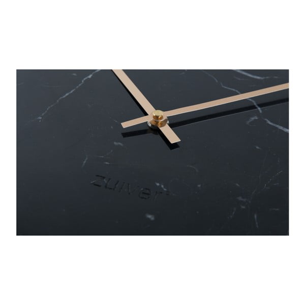 Črna marmorna stenska ura Zuiver Marble Time-image-3