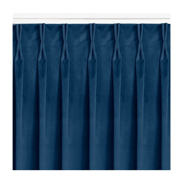 Temno modra zavesa 265x300 cm Vila - Homede