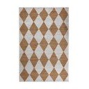 Ročno tkana preproga iz mešanice jute v beli in naravni barvi 120x170 cm Effie Diamond – Flair Rugs