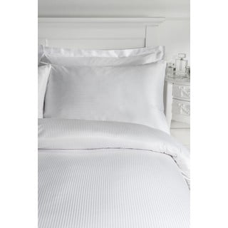 Bela posteljnina 135x200 cm Satin Stripe - Catherine Lansfield