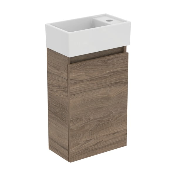 Stenska omarica za pod umivalnik v orehovem dekorju v naravni barvi 35x55 cm Eurovit+ – Ideal Standard-image-2