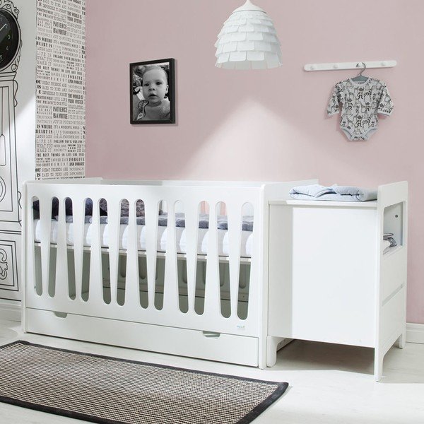 Beli predal za otroško posteljo 140x70 cm - Pinio-image-1