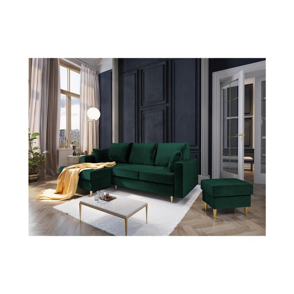 Zelen puf Mazzini Sofas Muguet, 60 x 45 cm-image-3