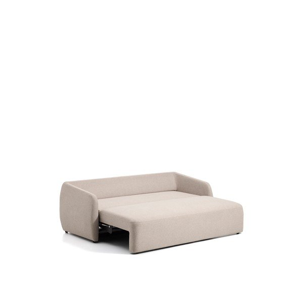 Bež raztegljiva sedežna garnitura iz šenilje 218 cm Laira – Kave Home-image-3