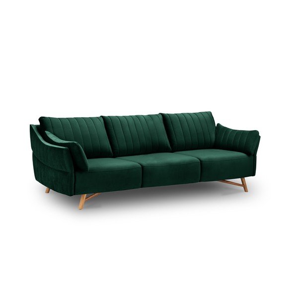 Temno zelena žametna zofa Interieurs 86 Elysée, 232 cm-image-4