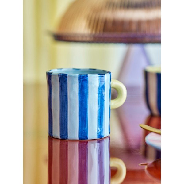 Modre/rožnate keramične skodelice v kompletu 2 ks 250 ml Phoenix – Bloomingville-image-3