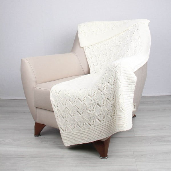 Bež bombažno pregrinjalo Homemania Decor Jennifer, 130 x 170 cm-image-1