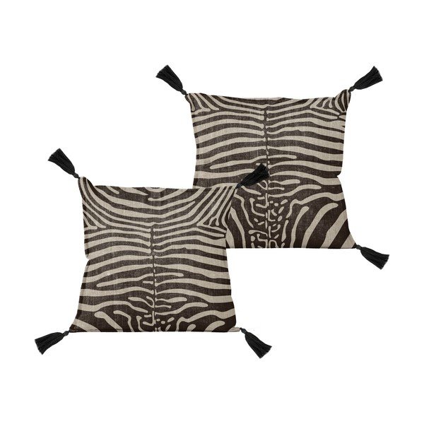 Okrasna blazina Couture Borlas Zebra, 45 x 45 cm-image-2