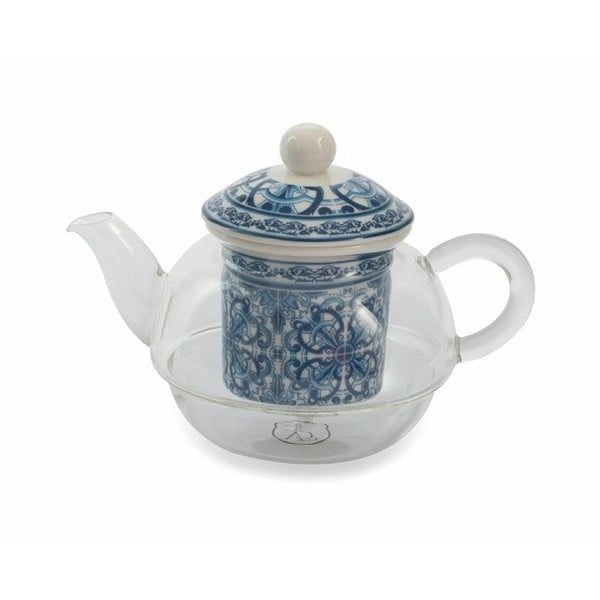 Čajnik s porcelanastim cedilom za čaj v prahu Villa d'Este Marocco