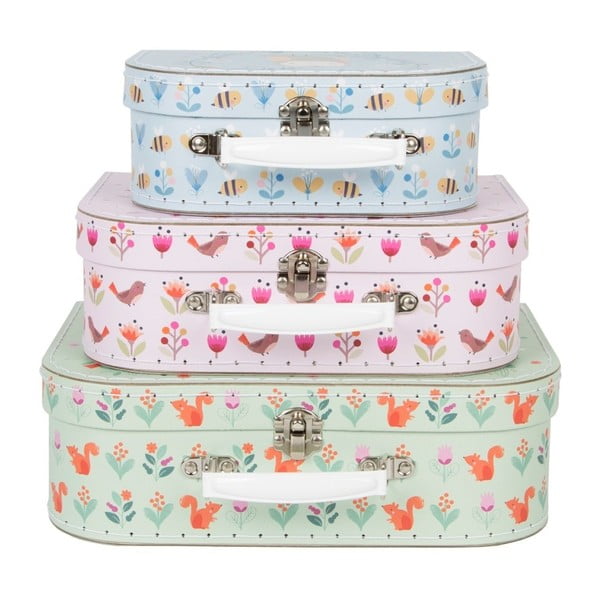 Komplet 3 kovčkov Sass & Belle Woodland Friends-image-2