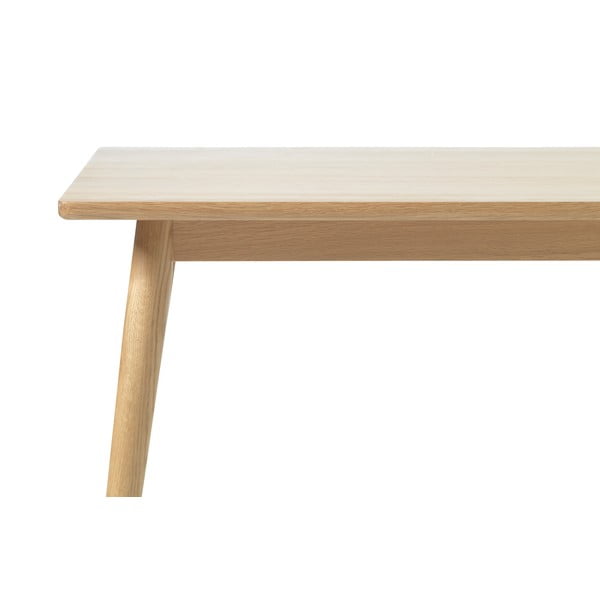 Raztegljiva jedilna miza z mizno ploščo v hrastovem dekorju 150x90 cm Barrali – Unique Furniture-image-3