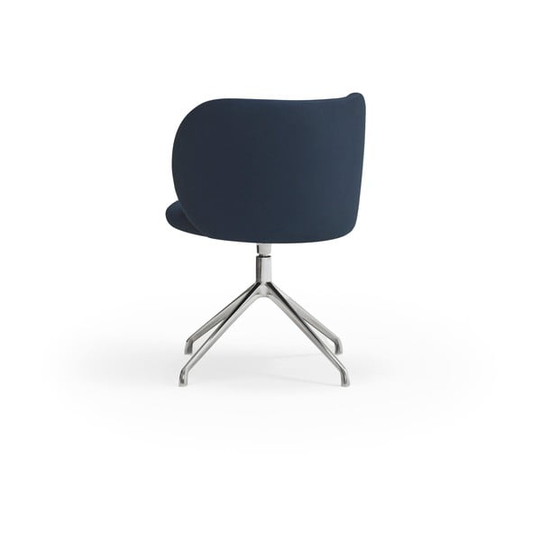 Temno moder oblazinjen jedilni stol Mogi – Teulat-image-3