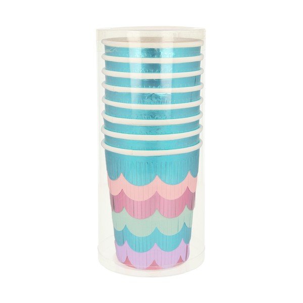 Papirnati kozarčki za enkratno uporabo v kompletu  8 ks Mermaid – Meri Meri-image-2