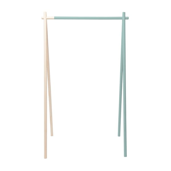 Stojalo za oblačila s svetlo zelenimi detajli Really Nice Things Minimal-image-1