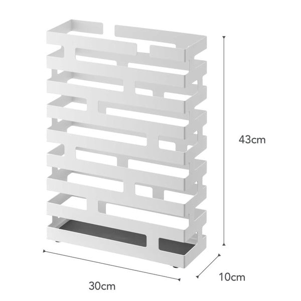 Belo stojalo za dežnike YAMAZAKI Brick, širina 30 cm-image-3