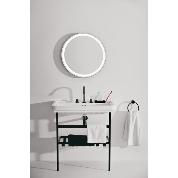 Črno kovinsko stojalo za pod umivalnik 56x82 cm Conca – Ideal Standard-image-3