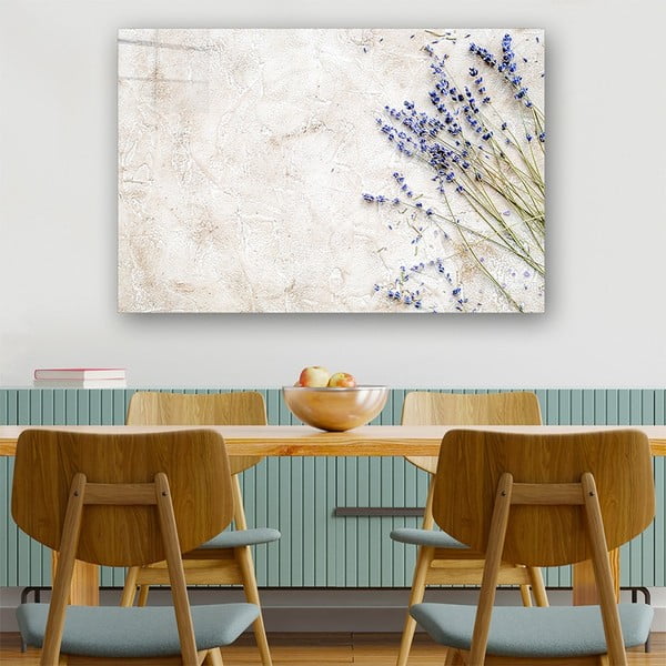 Steklena slika 100x70 cm Lavender – Wallity-image-1
