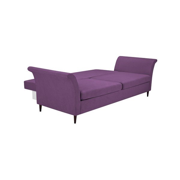 Vijoličen raztegljiv trosed s prostorom za shranjevanje Mazzini Sofas Peony-image-4