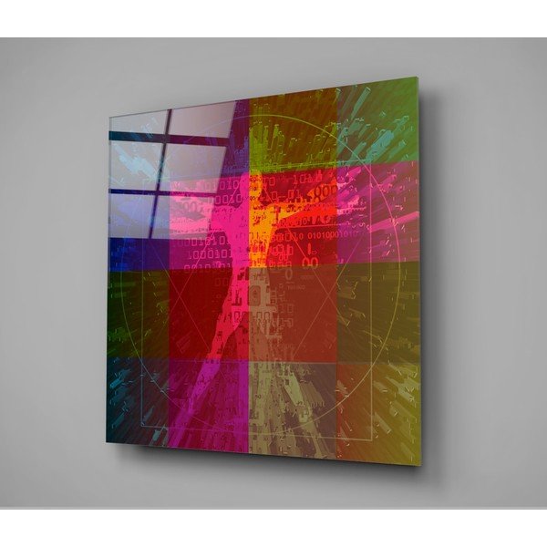 Slika na steklo Insigne Da Vincijeve črte, 100 x 100 cm-image-3