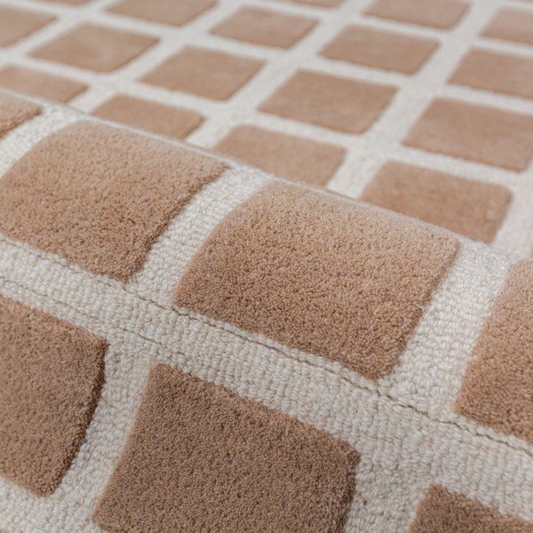 Rožnata ročno tkana volnena preproga 140x200 cm Renga Wool – Flair Rugs-image-4