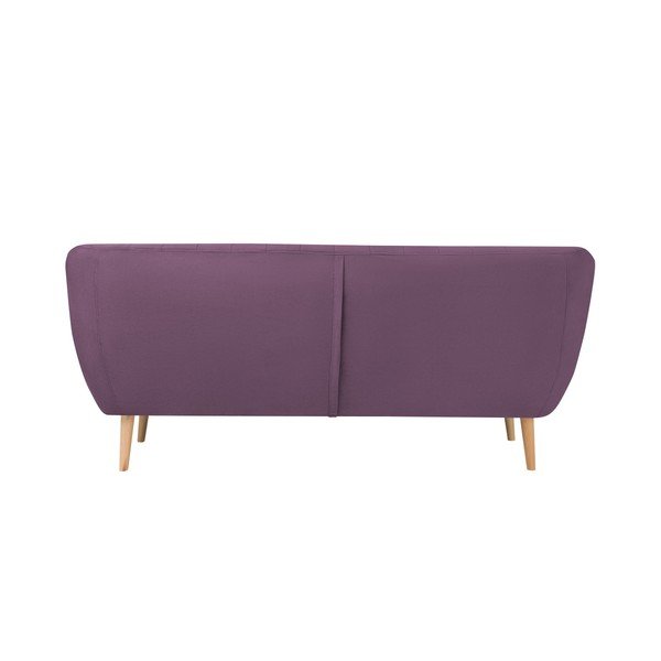 Vijolični žametni kavč Mazzini Sofas Sardaigne, 188 cm-image-3