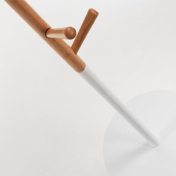 Bel obešalnik za plašče Kave Home Bren-image-1