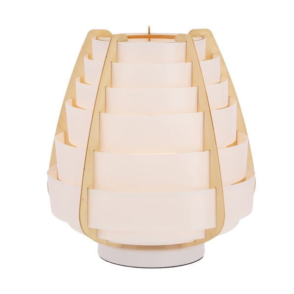 Bela namizna svetilka (višina 27 cm) Nagoja – Candellux Lighting-image-4