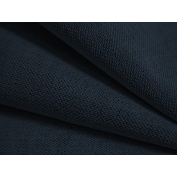 Temno modra oblazinjena zakonska postelja s prostorom za shranjevanje/brez vzglavja z letvenim dnom 140x200 cm Susan – Micadoni -image-4