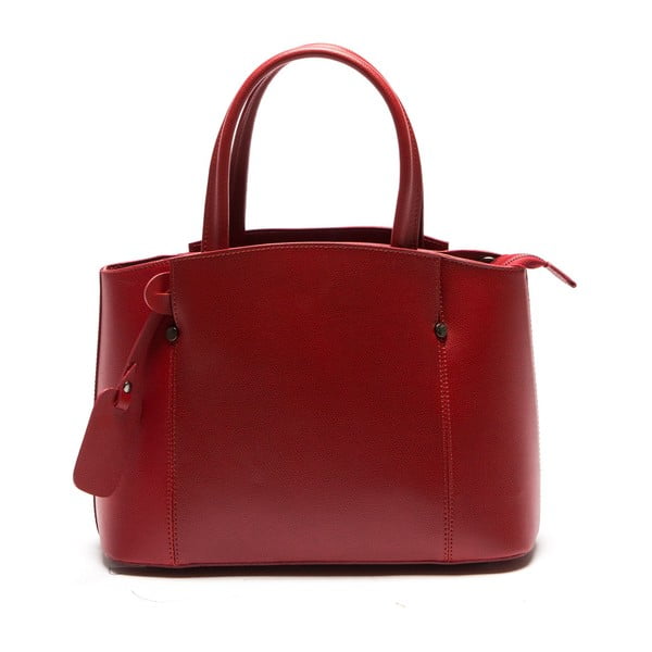 Rdeča usnjena torbica Sofia Cardoni Irene