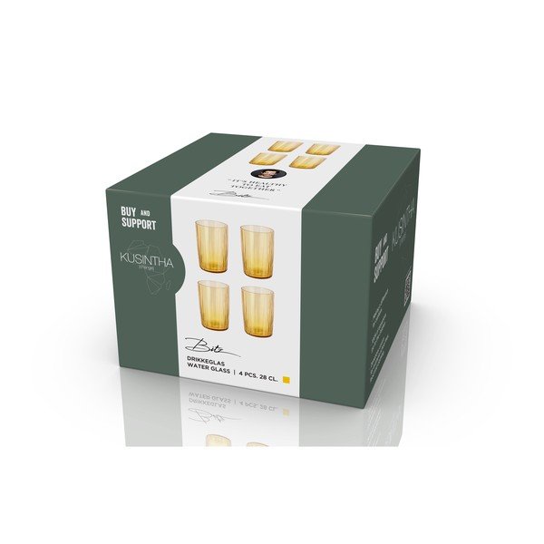 Kozarci v kompletu 4 ks 280 ml Kusintha – Bitz-image-3