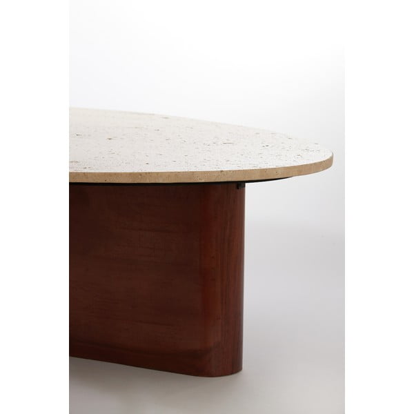 Rjava mizica 72x90 cm Mahelona – Light & Living-image-4