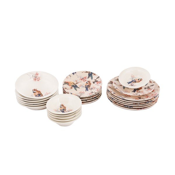 24-delni porcelanast jedilni set Kutahya Pateo -image-2