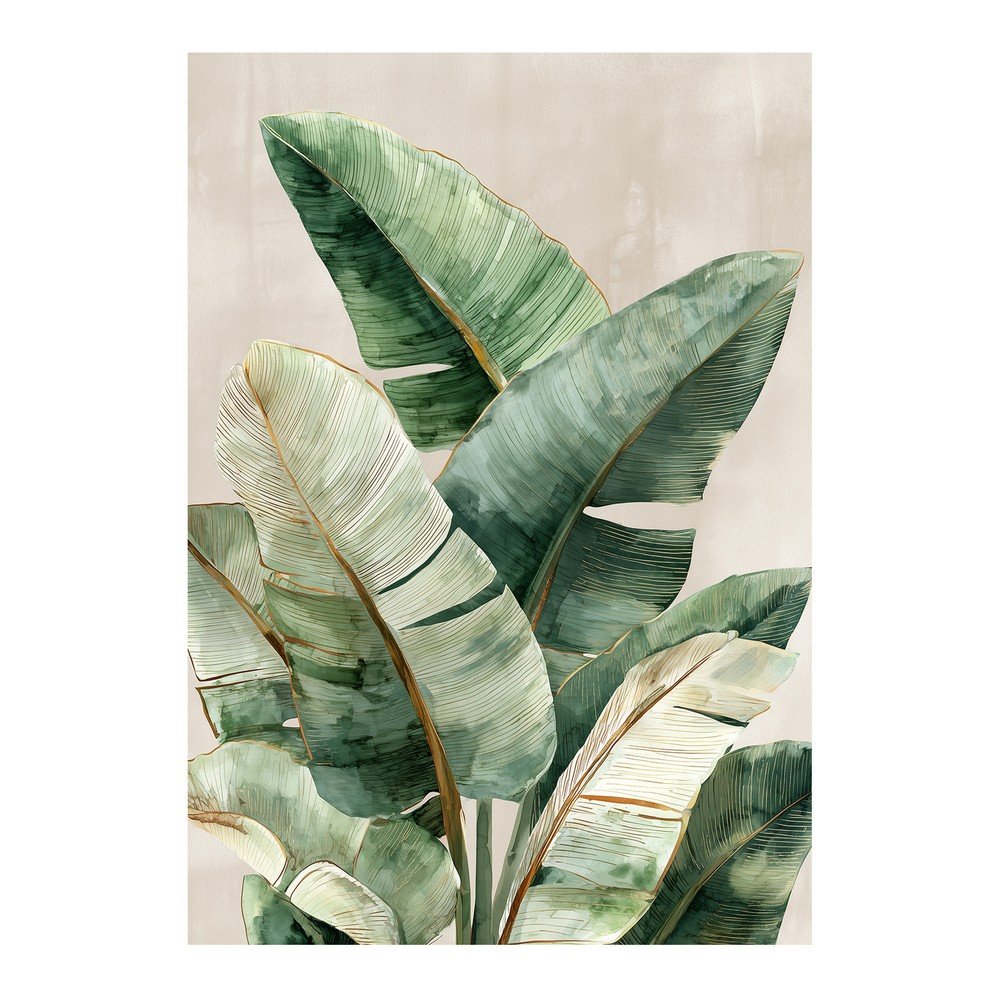 Tiskana slika na platnu 70x100 cm Foliage