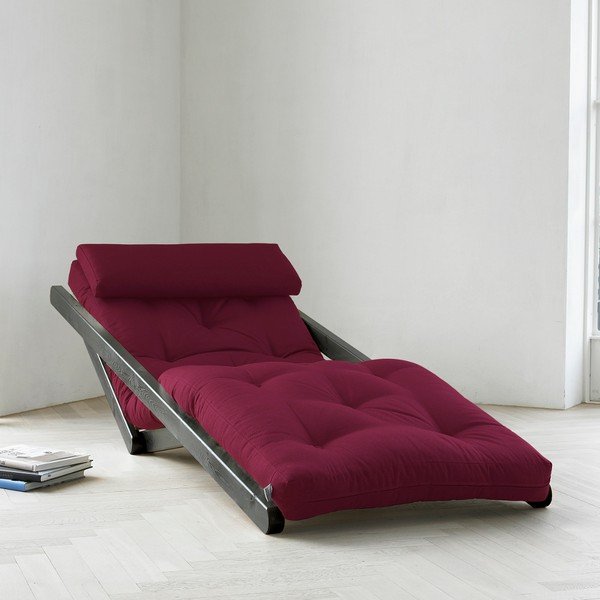 Salonski stol Karup Figo, Wenge/Bordeaux, 70 cm-image-1