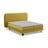 Gorčično rumena boxspring postelja 160x200 cm Ilima – Makamii