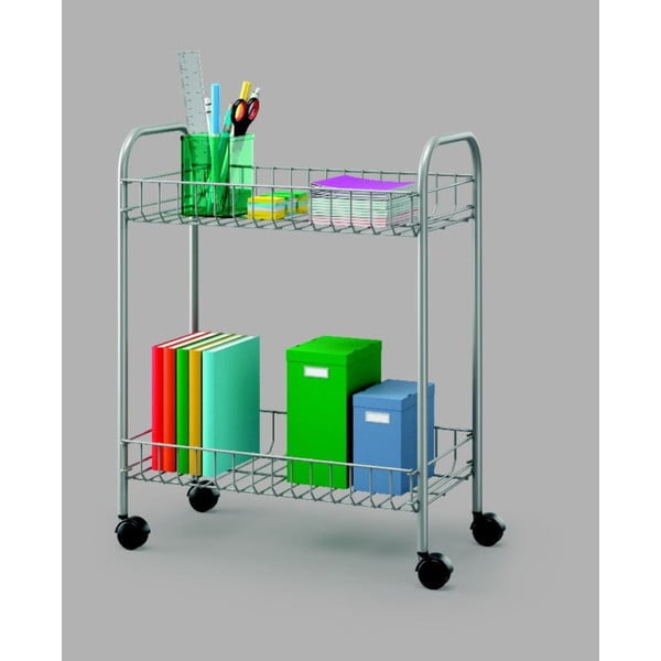 Voziček z 2 policama Metaltex Greg, dolžina 41 cm-image-1